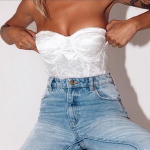 Princess Polly Strapless Bustier Corset Top